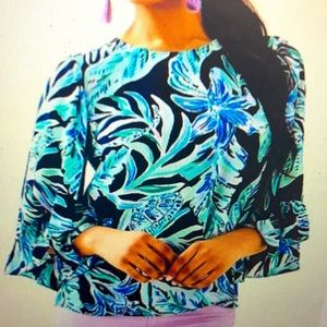 Lilly Pulitzer Francis top. Euc. Size xs